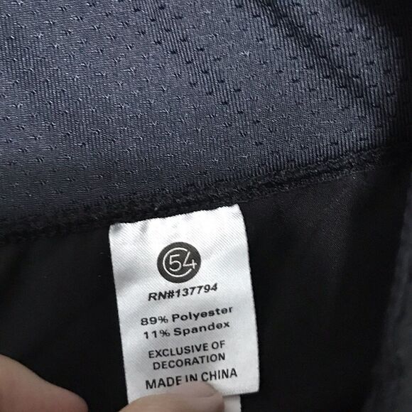 Chase 54 Athletic / Workout Pants ~ Sz 6 ~ Black ~ Elastic Waist ~ 32" Inseam - Picture 5 of 8